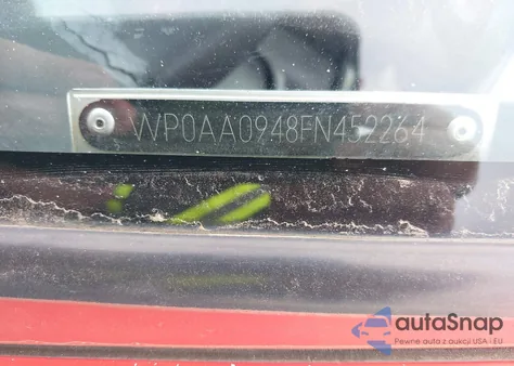 1985 Porsche 944 z USA, uszkodzony, nr VIN WP0AA0948FN452264